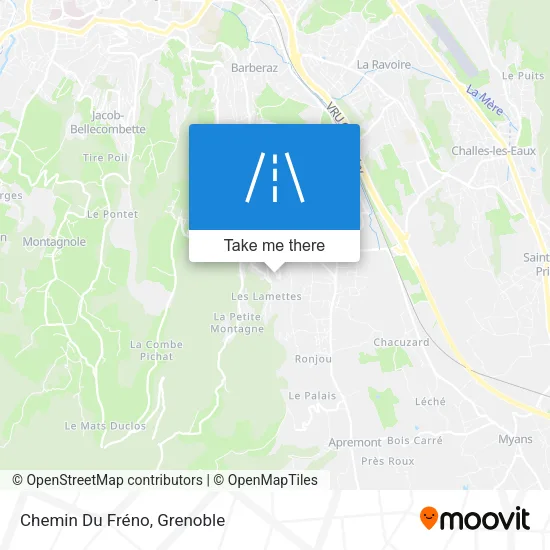 Chemin Du Fréno map