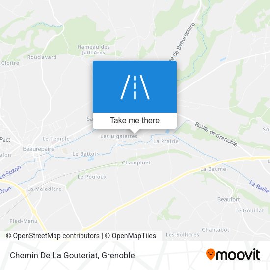 Chemin De La Gouteriat map