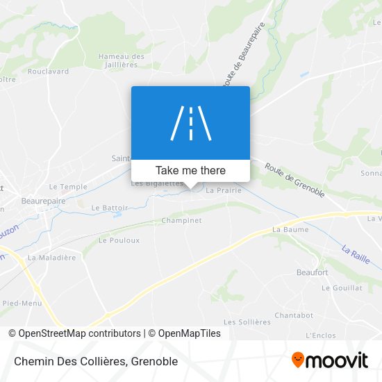 Chemin Des Collières map