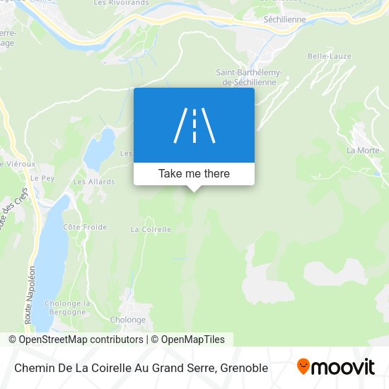 Chemin De La Coirelle Au Grand Serre map