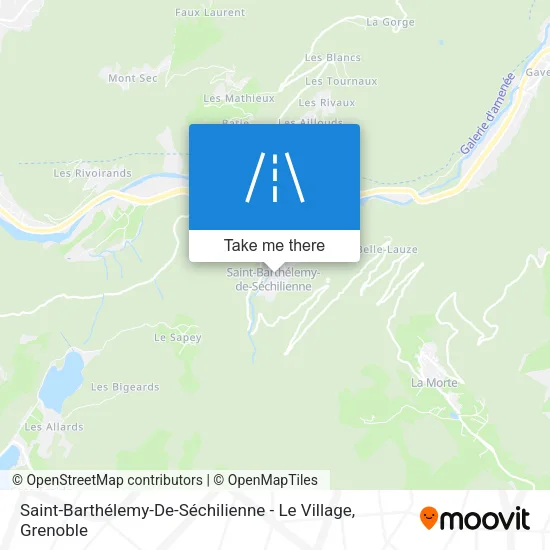 Saint-Barthélemy-De-Séchilienne - Le Village map