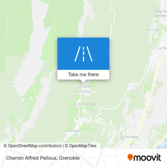 Chemin Alfred Pelloux map