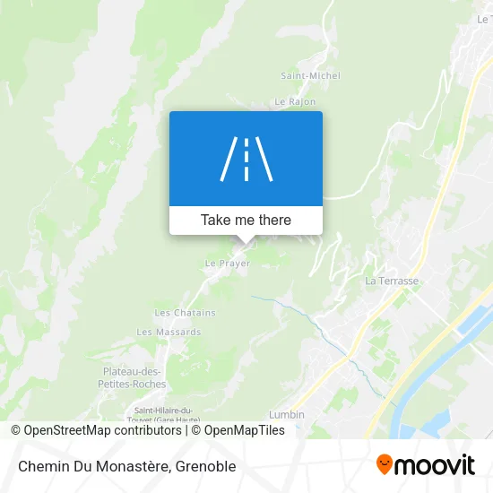 Chemin Du Monastère map