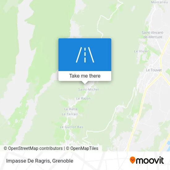 Impasse De Ragris map