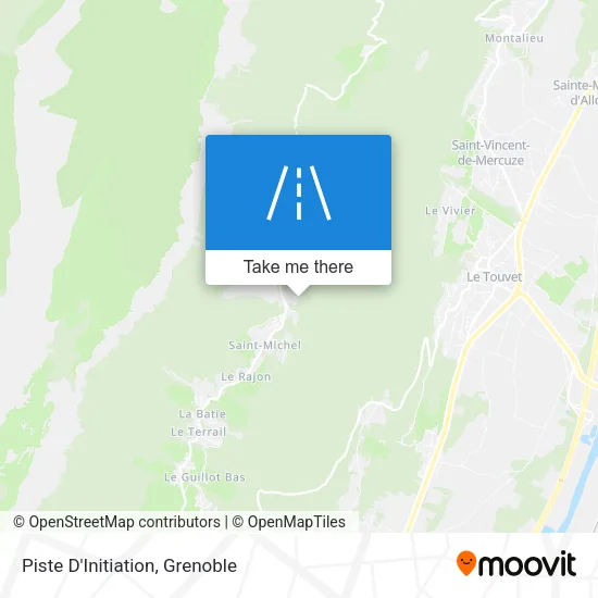 Piste D'Initiation map