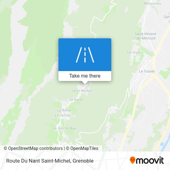 Route Du Nant Saint-Michel map
