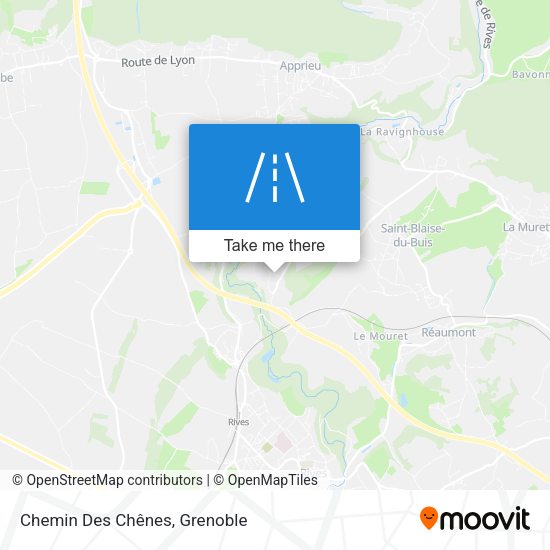 Chemin Des Chênes map