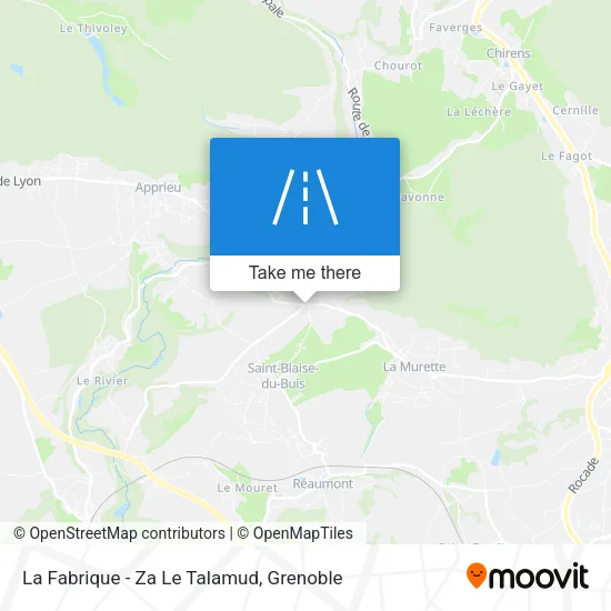 La Fabrique - Za Le Talamud map
