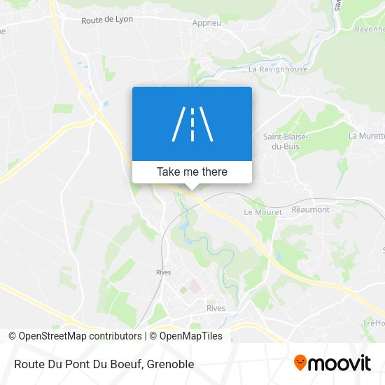 Route Du Pont Du Boeuf map