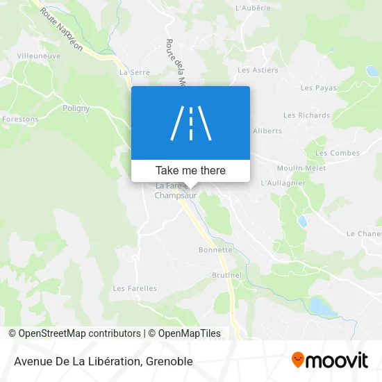 Avenue De La Libération map