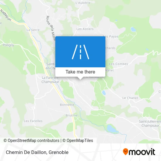 Chemin De Daillon map