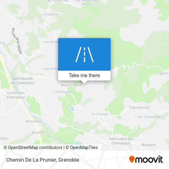 Chemin De La Prunier map