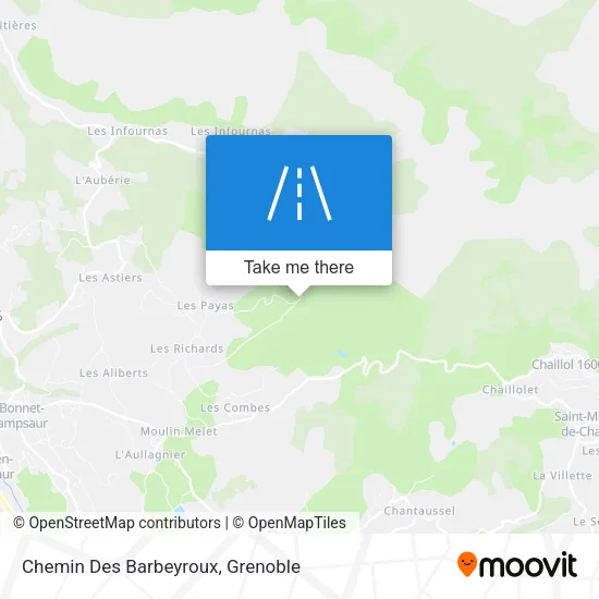 Chemin Des Barbeyroux map