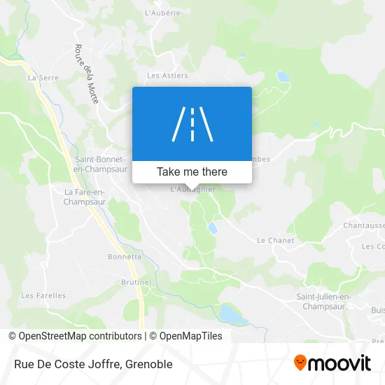 Rue De Coste Joffre map