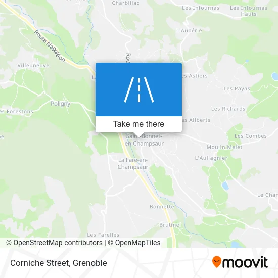 Rue De La Corniche map