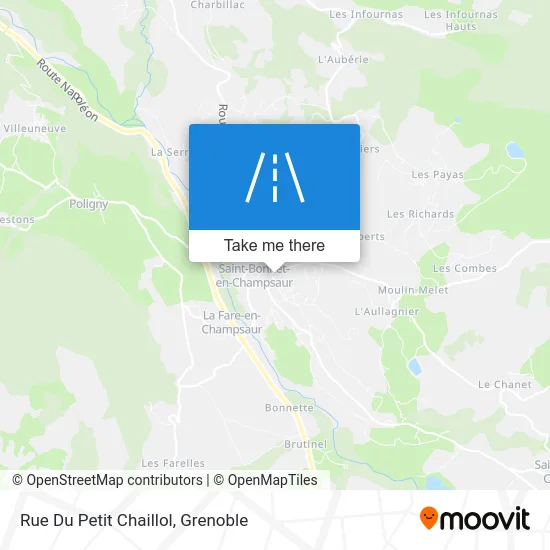 Rue Du Petit Chaillol map