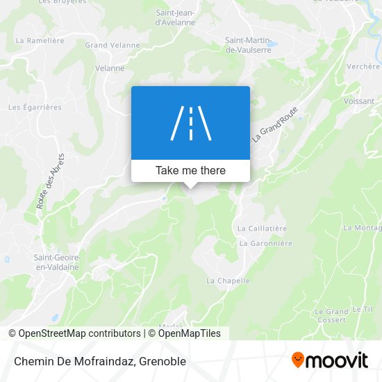 Chemin De Mofraindaz map