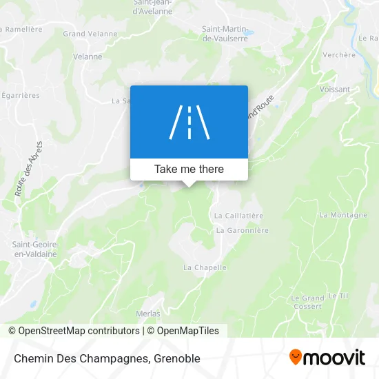 Chemin Des Champagnes map