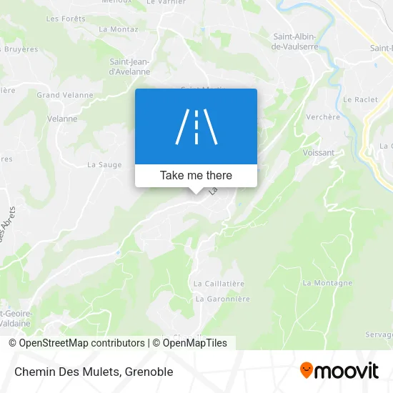 Chemin Des Mulets map