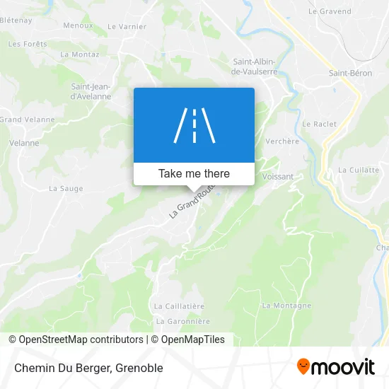 Chemin Du Berger map