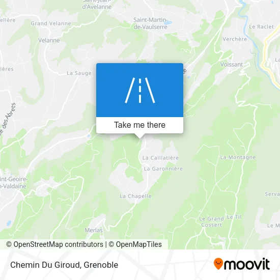 Chemin Du Giroud map