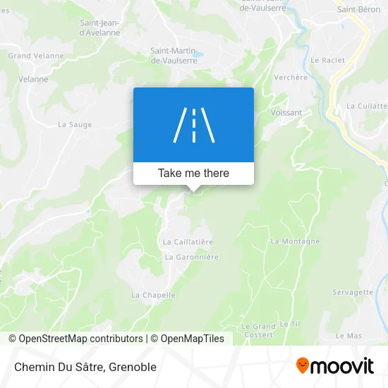 Chemin Du Sâtre map