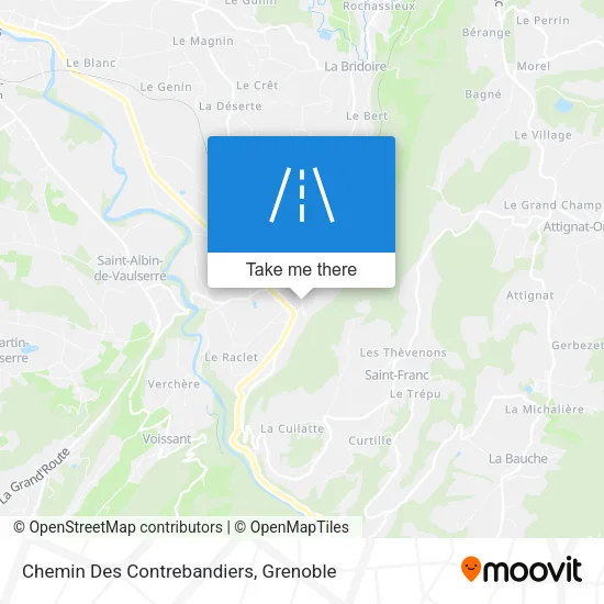 Chemin Des Contrebandiers map