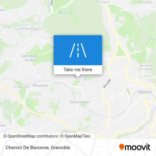 Chemin De Bavonne map