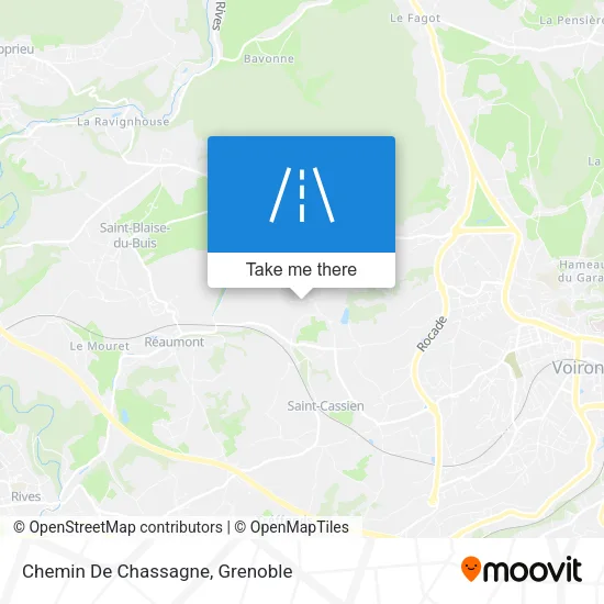 Chemin De Chassagne map
