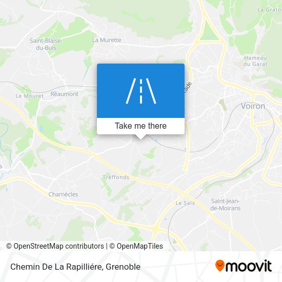 Chemin De La Rapilliére map