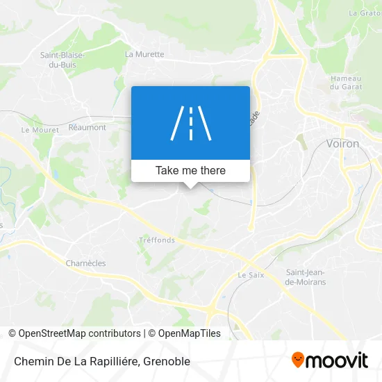 Chemin De La Rapilliére map