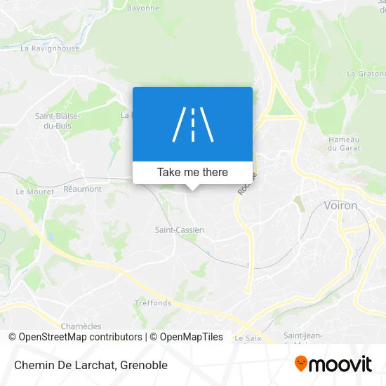 Chemin De Larchat map