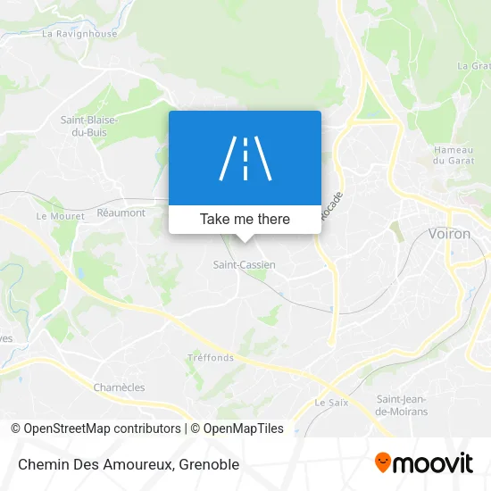 Chemin Des Amoureux map