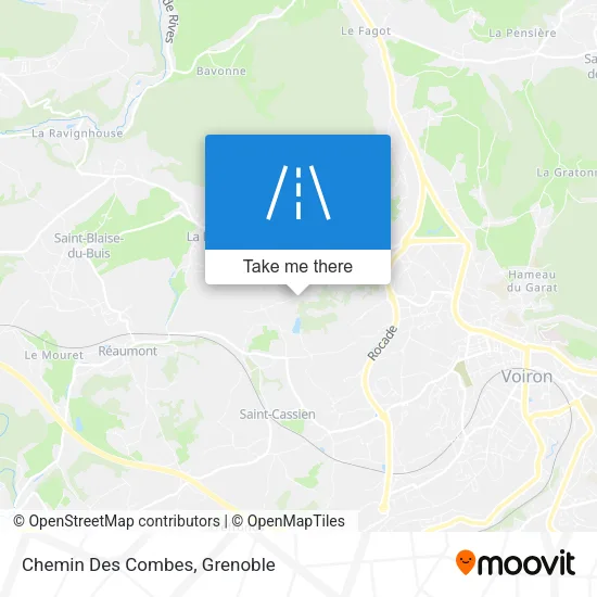 Chemin Des Combes map