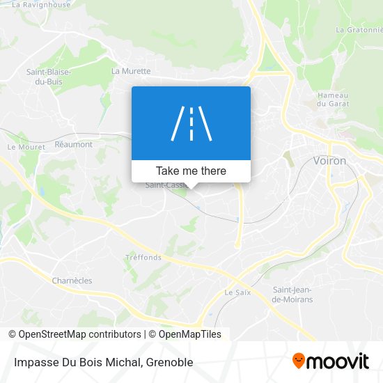Impasse Du Bois Michal map