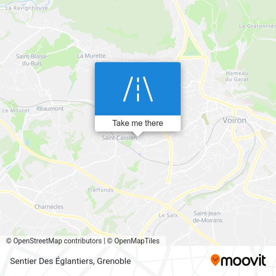 Sentier Des Églantiers map