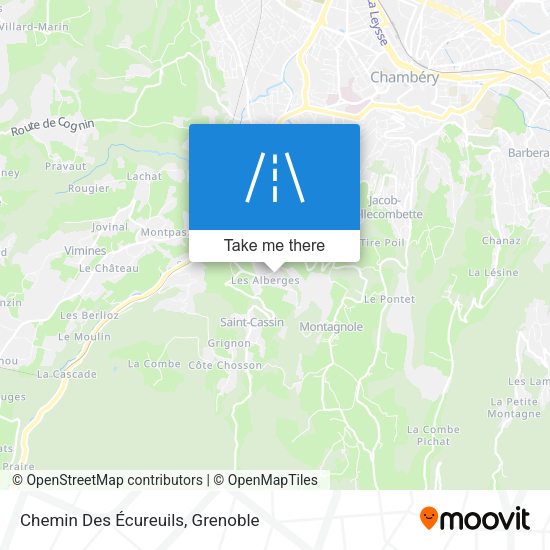 Chemin Des Écureuils map