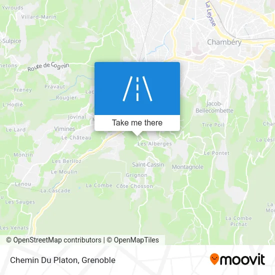 Chemin Du Platon map