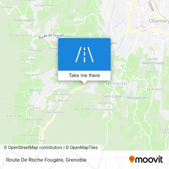 Route De Roche Fougère map