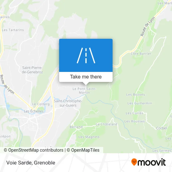 Voie Sarde map