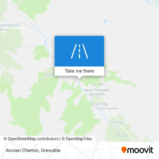 Ancien Chemin map