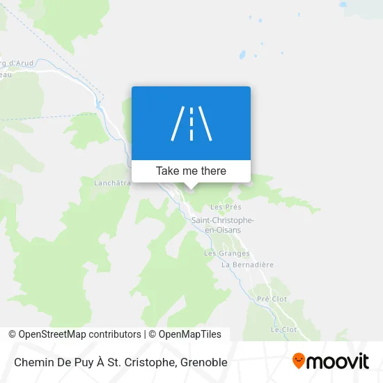 Chemin De Puy À St. Cristophe map