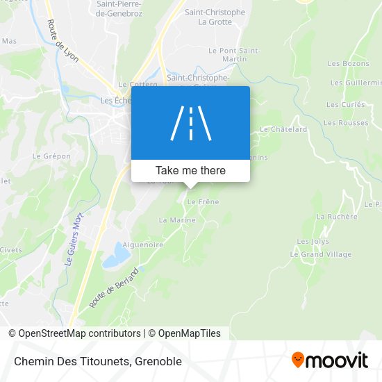 Chemin Des Titounets map