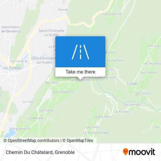 Chemin Du Châtelard map