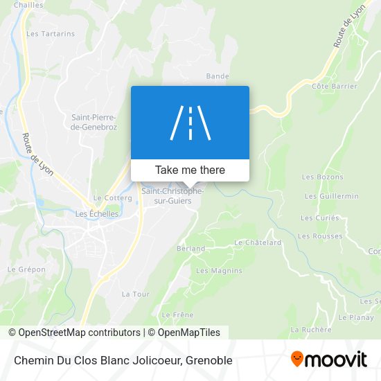 Chemin Du Clos Blanc Jolicoeur map