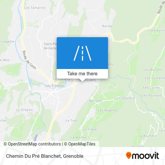 Chemin Du Pré Blanchet map