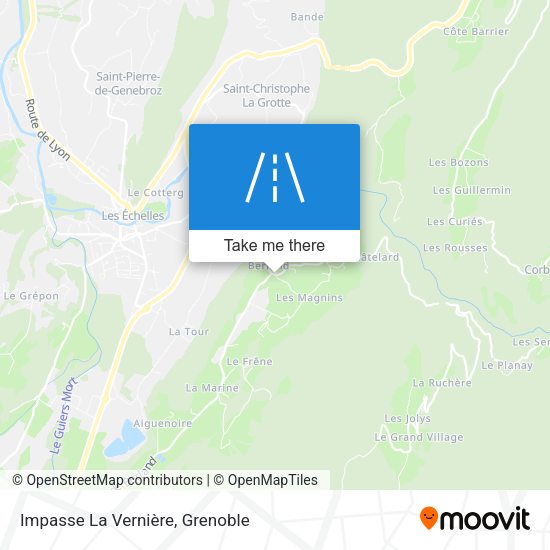 Impasse La Vernière map