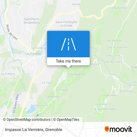 Impasse La Vernière map