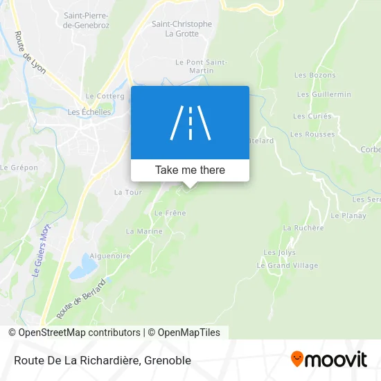 Route De La Richardière map