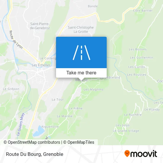 Route Du Bourg map